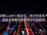 读糖心vl09一眼定位：核对热度是不是放大偏差后再把单位补到图旁